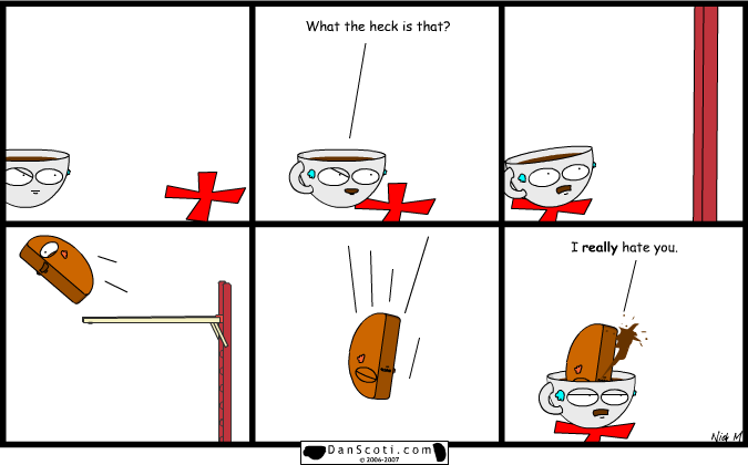 Before his adventures as a walking, talking breakfast cookie, Scoti was a circus performer.