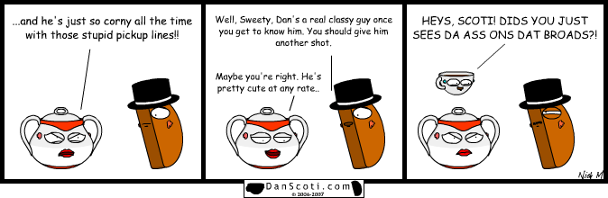 I set 'em up, and you just keep knockin' 'em down, Dan...