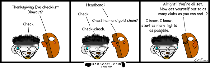 Extra facial grease is optional.