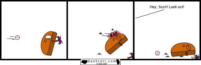 Should have yelled, "FORE!"