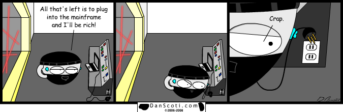 It's a year old laptop.  The battery lasts 15, 20 minutes tops.