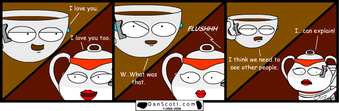 I was just dropping ice into my glass of water, I swear.